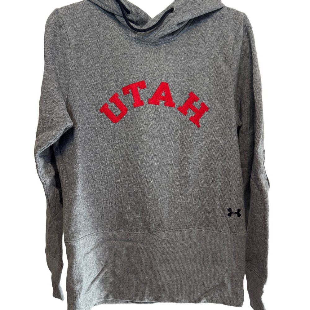 The University of Utah Under Armour Semi-Fitted Cold Gear Hoodie, Large